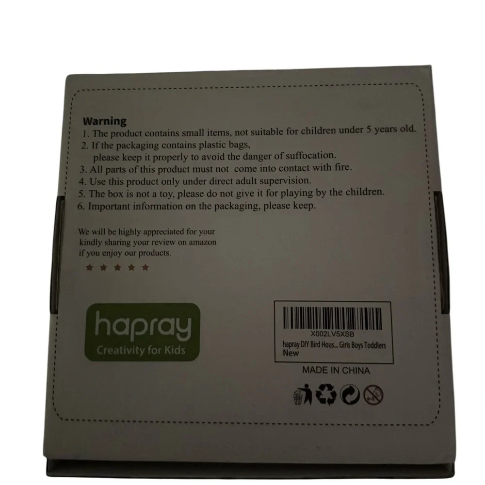 Hapray DIY Bird House Kit